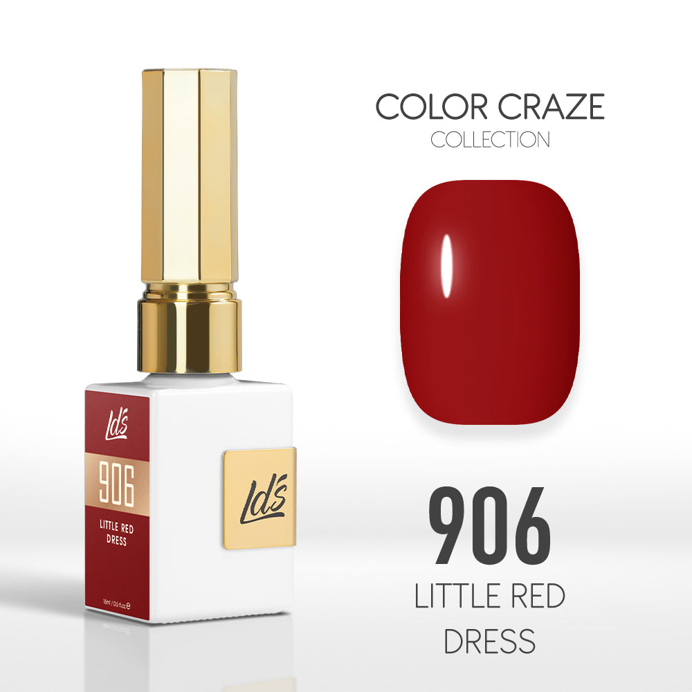 strapless open back dress LDS Color Craze Gel Nail Polish - 906 Little Red Dress