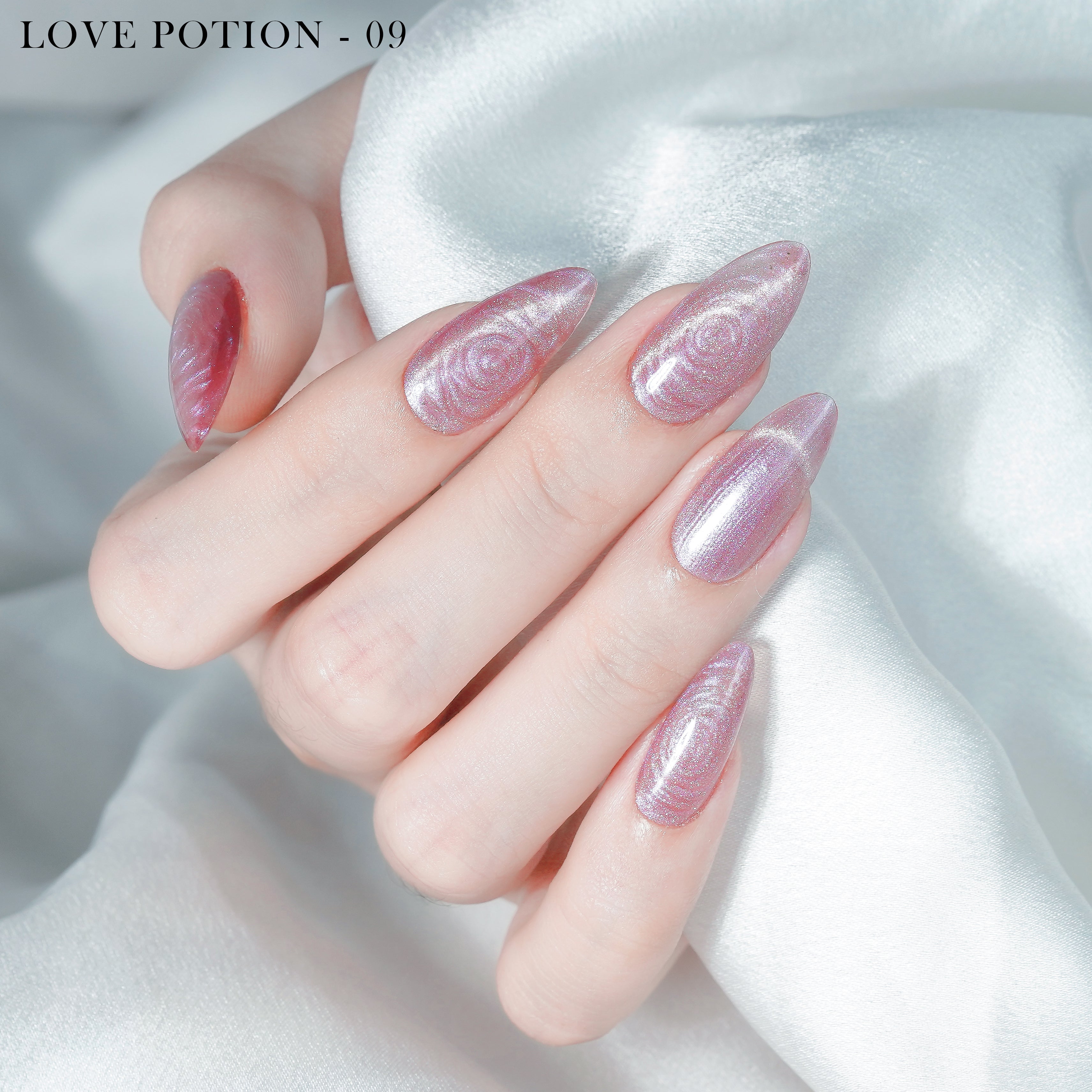 LAVIS Cat Eye CE9 - 09 - Gel Polish 0.5 oz - Lavis LOVE POTION 