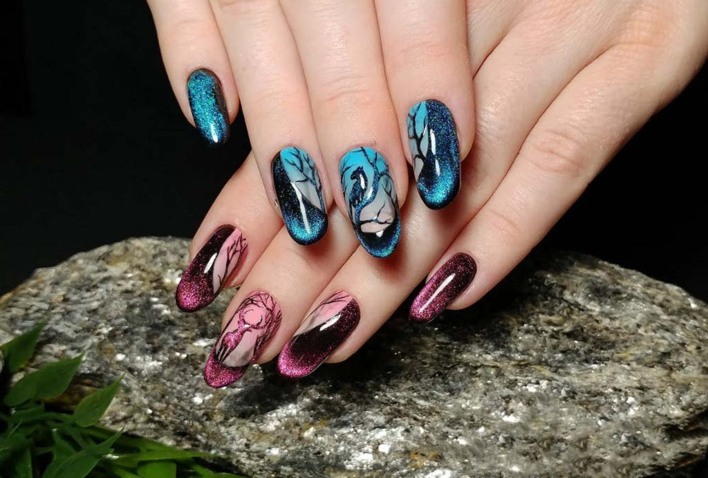 Cat Eye Nail Designs 