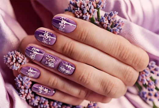 Need Inspiration? You'll Love These Beautiful Lavender Nail Ideas