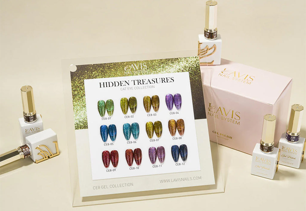 Ready for the Holidays: Get Festive with Cat Eye Gel Polish Nails