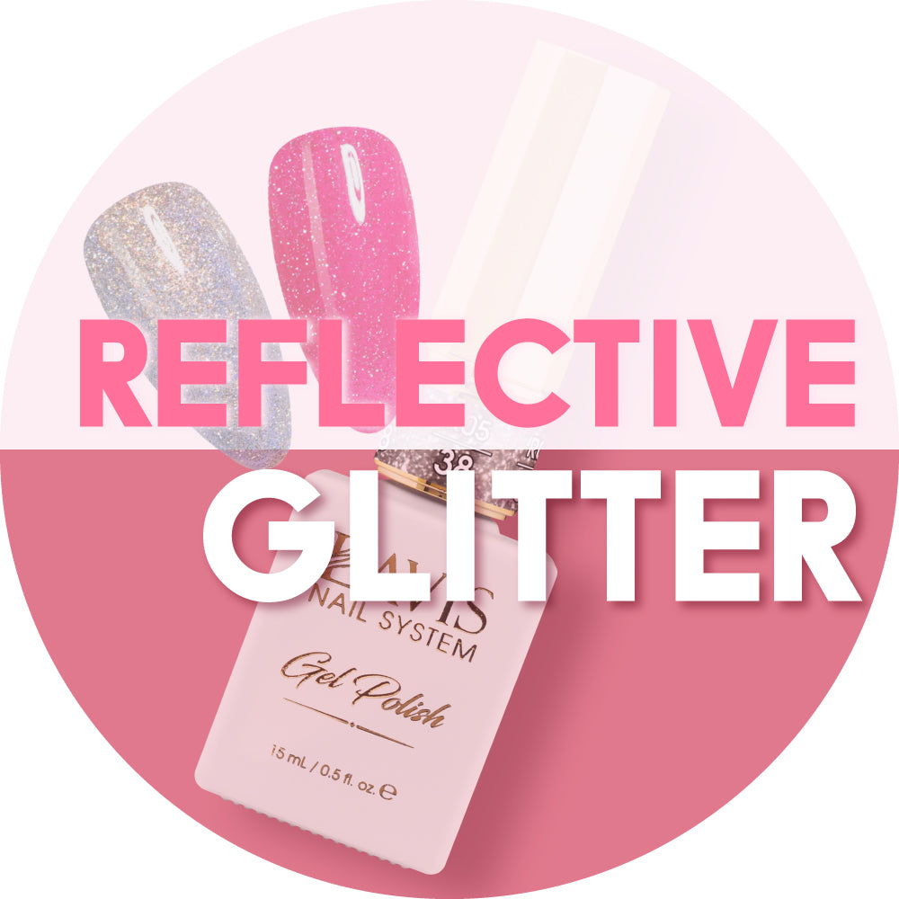 LAVIS Reflective Glitter Gel Polish