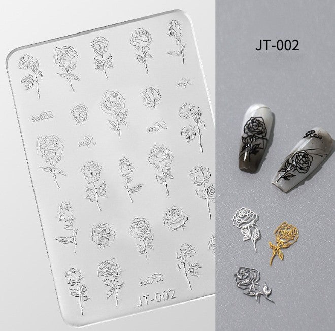 3D Nail Charm Mold JT-002 Rose