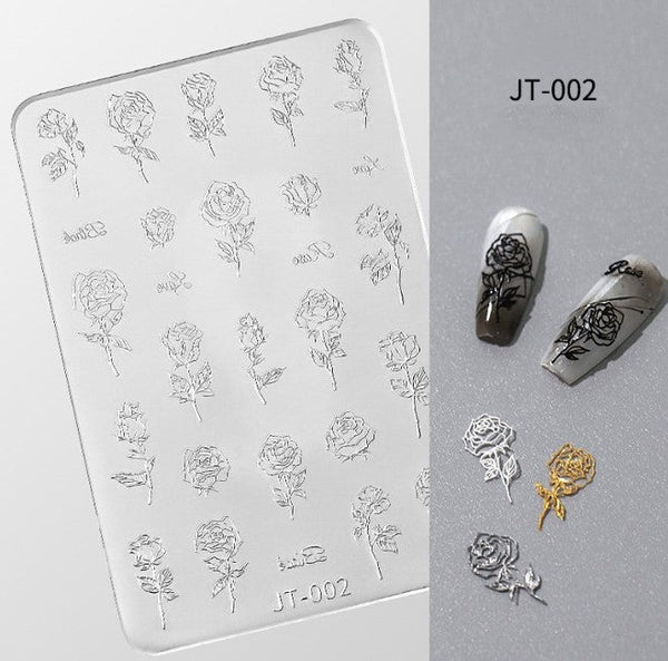 3D Nail Charm Mold JT-002 Rose