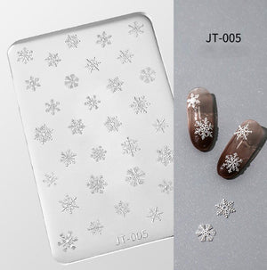 3D Nail Charm Mold JT-005 Snowflake