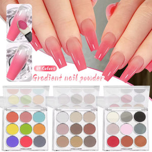 9 Colors Nail Mirror Powder 001#