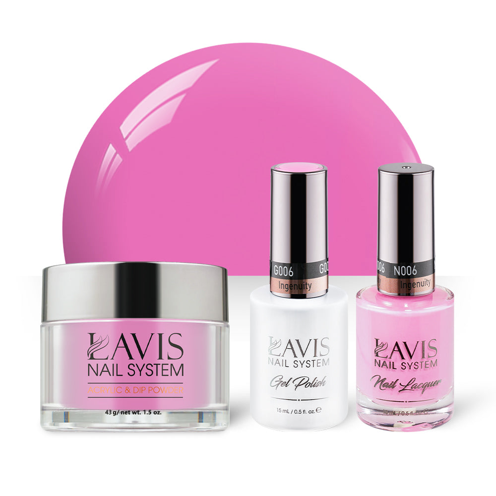 LAVIS 3 in 1 - 006 Ingenuity - Acrylic & Dip Powder, Gel & Lacquer