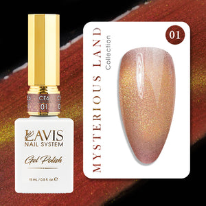 LAVIS Cat Eyes CE6 - 01 - Gel Polish 0.5 oz - Mysterious Land Collection