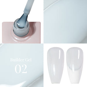 LAVIS Builder Gel In The Bottle - B02 Milky White - Gel Polish 15ml