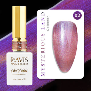 LAVIS Cat Eyes CE6 - 02 - Gel Polish 0.5 oz - Mysterious Land Collection