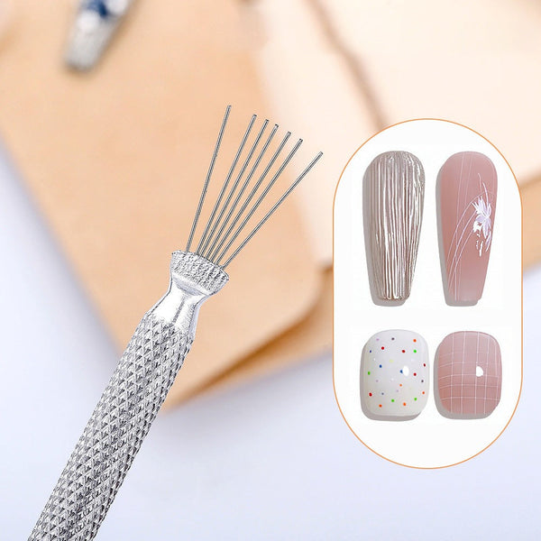Multifunction 7 Needle Nail Art Wire Pen