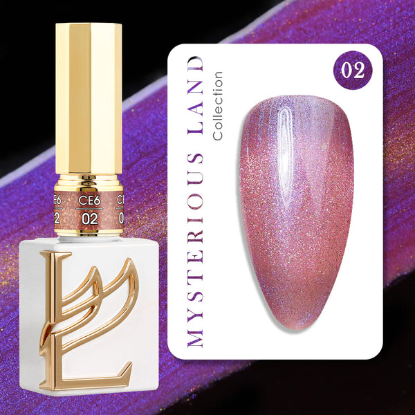 LAVIS Cat Eyes CE6 - 02 (Ver1) - Gel Polish 0.5 oz - Mysterious Land Collection