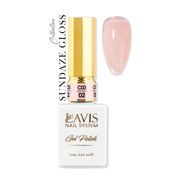 LAVIS C03 - 02 - Gel Polish 0.5 oz - Sundaze Gloss Collection by LAVIS NAILS sold by DTK Nail Supply