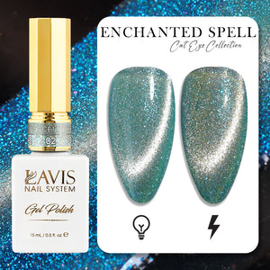 LAVIS Cat Eye CE11 - 02 - Gel Polish 0.5 oz -  Enchanted Spell Collection