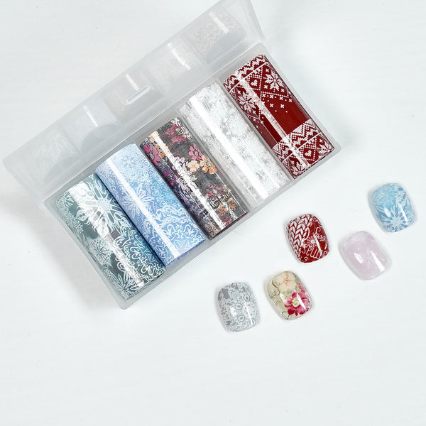 Nail Transfer Foil - Holiday Print - W21