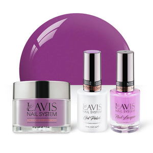 LAVIS 3 in 1 - 032 Sugar Plum - Acrylic & Dip Powder, Gel & Lacquer