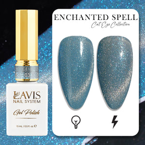 LAVIS Cat Eye CE11 - 03 - Gel Polish 0.5 oz -  Enchanted Spell Collection