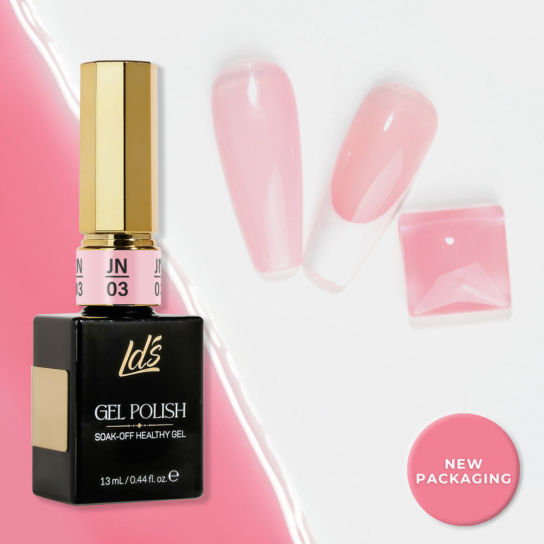 Jelly Gel Polish Colors - LDS Set 12 Colors - Nude Collection