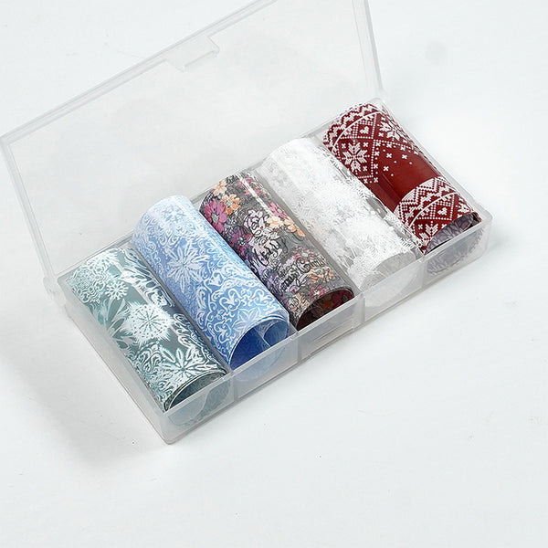 Nail Transfer Foil - Holiday Print - W21