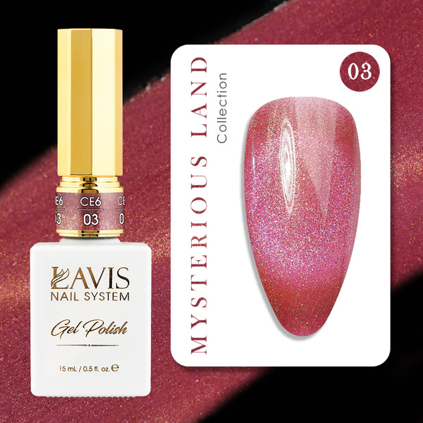 LAVIS Cat Eyes CE6 - 03 - Gel Polish 0.5 oz - Mysterious Land Collection