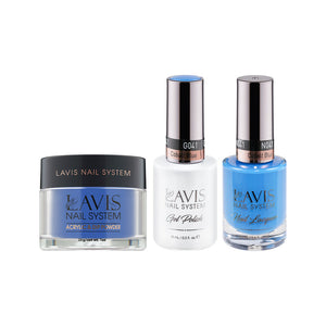 LAVIS 3 in 1 - 041 Cobalt Blue - Acrylic & Dip Powder, Gel & Lacquer