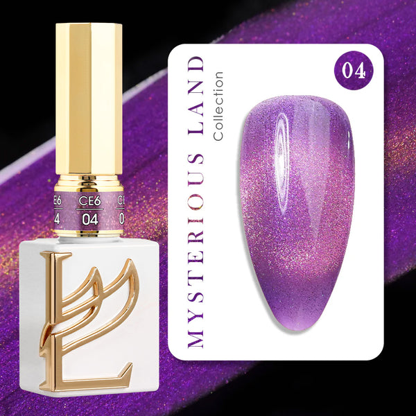 LAVIS Cat Eyes CE6 - 04 (Ver1) - Gel Polish 0.5 oz - Mysterious Land Collection