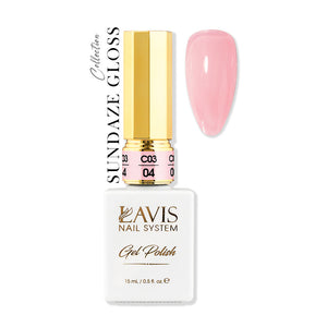 LAVIS C03 - 04 - Gel Polish 0.5 oz - Sundaze Gloss Collection by LAVIS NAILS sold by DTK Nail Supply