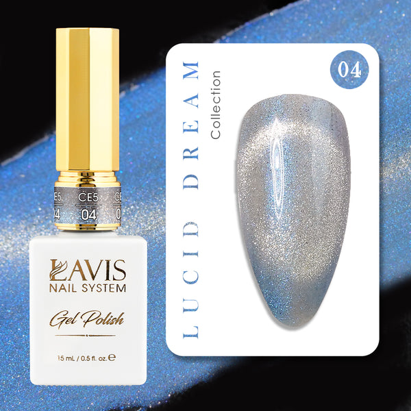 LAVIS Cat Eye CE5 - 04 - Gel Polish 0.5 oz - Lucid Dream Collection