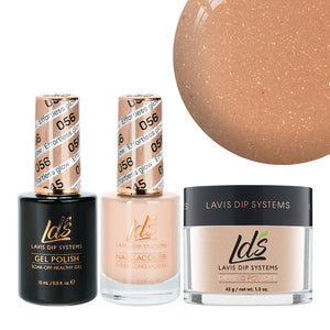 LDS 3 in 1 - 056 Effortless Glow - Dip, Gel & Lacquer Matching