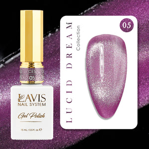 LAVIS Cat Eyes CE5 - 05 (Ver1) - Gel Polish 0.5 oz - Lucid Dream Collection