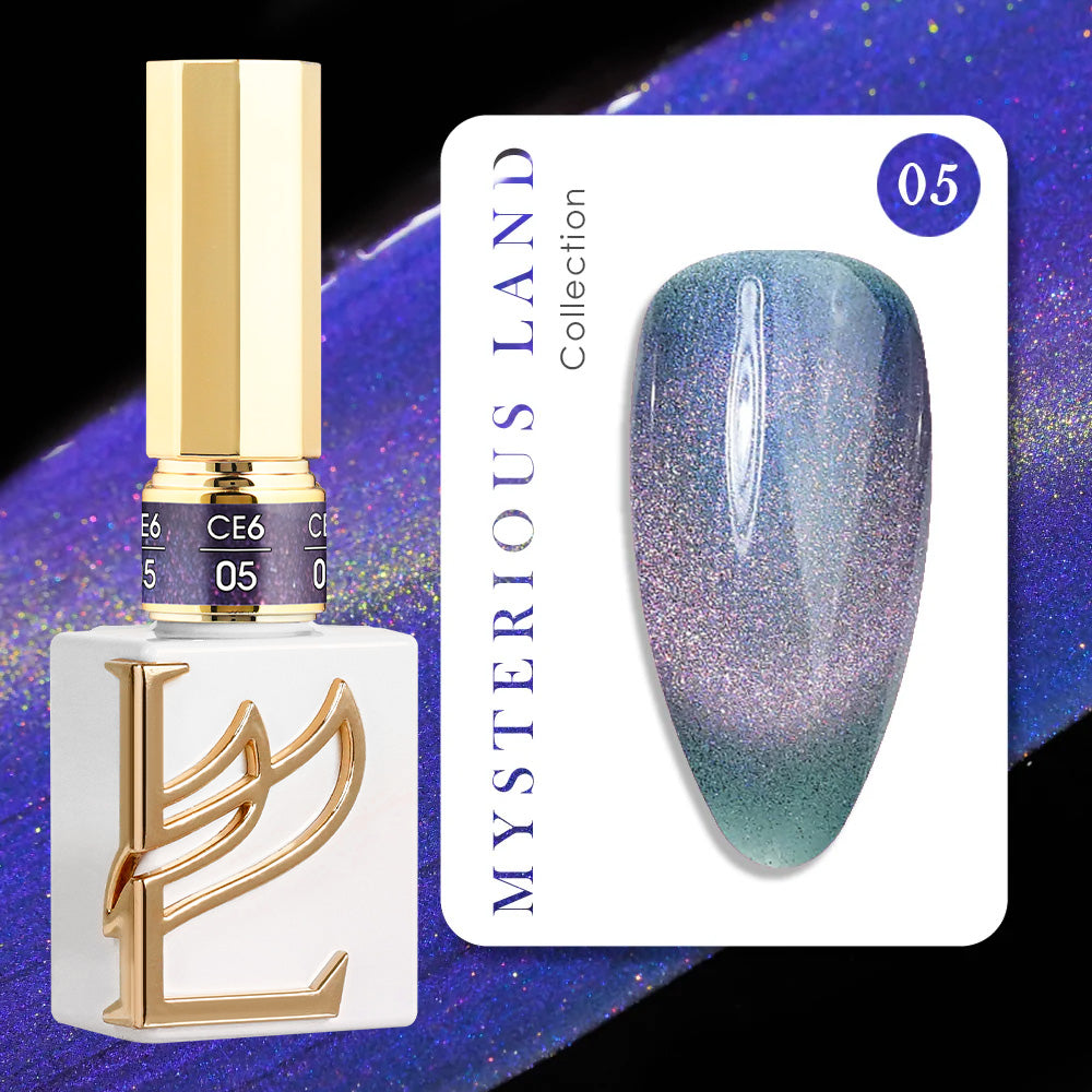 LAVIS Cat Eyes CE6 - 05 (Ver1) - Gel Polish 0.5 oz - Mysterious Land Collection
