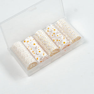 Nail Transfer Foil -Daisy Flowers - W9