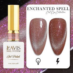 LAVIS Cat Eye CE11 - 07 - Gel Polish 0.5 oz -  Enchanted Spell Collection