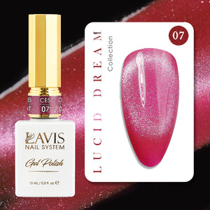 LAVIS Cat Eyes CE5 - 07 (Ver2) - Gel Polish 0.5 oz - A Breath Of Spring Collection