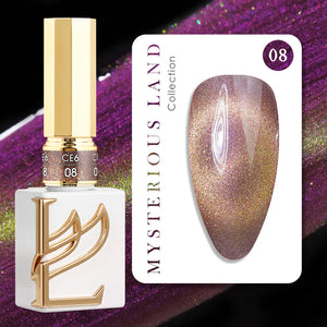 LAVIS Cat Eyes CE6 - 08 (Ver1) - Gel Polish 0.5 oz - Mysterious Land Collection