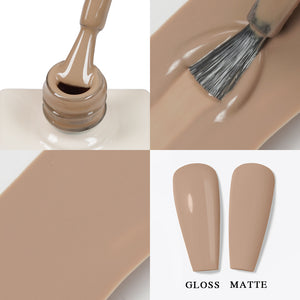 LAVIS LX1 - 008 - Gel Polish 0.5 oz - Coffee & Caramel Collection