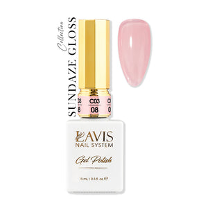 LAVIS C03 - 08 - Gel Polish 0.5 oz - Sundaze Gloss Collection by LAVIS NAILS sold by DTK Nail Supply