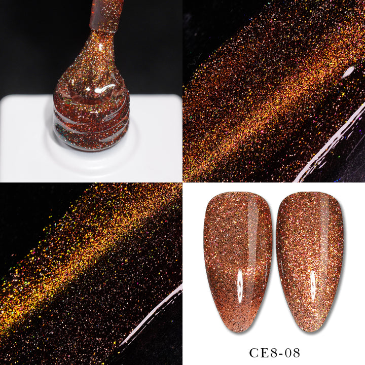 LAVIS Cat Eye CE8 - 08 - Gel Polish 0.5 oz - Hidden Treasures