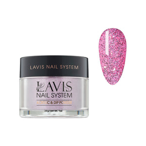 Lavis Acrylic Powder - 098 Pretty Pink Glitter