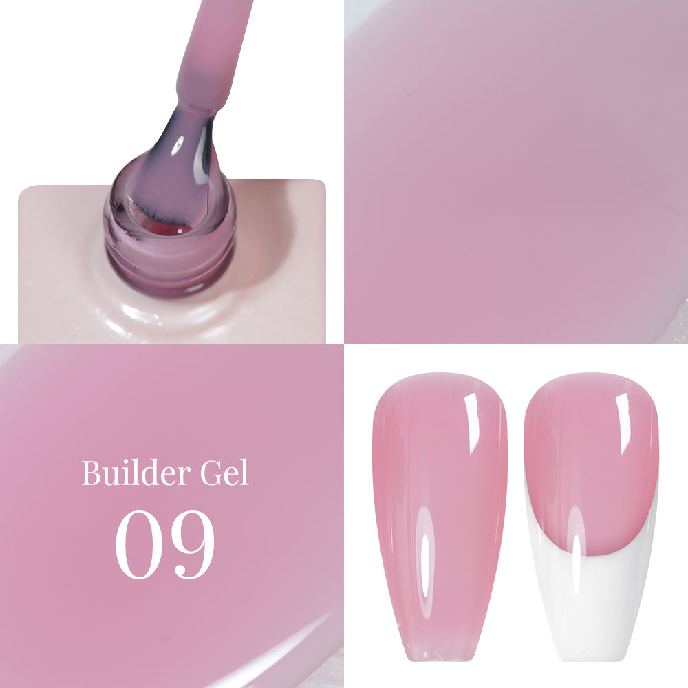 LAVIS Builder Gel In The Bottle - B09 Princess Pink - Gel Polish 15ml