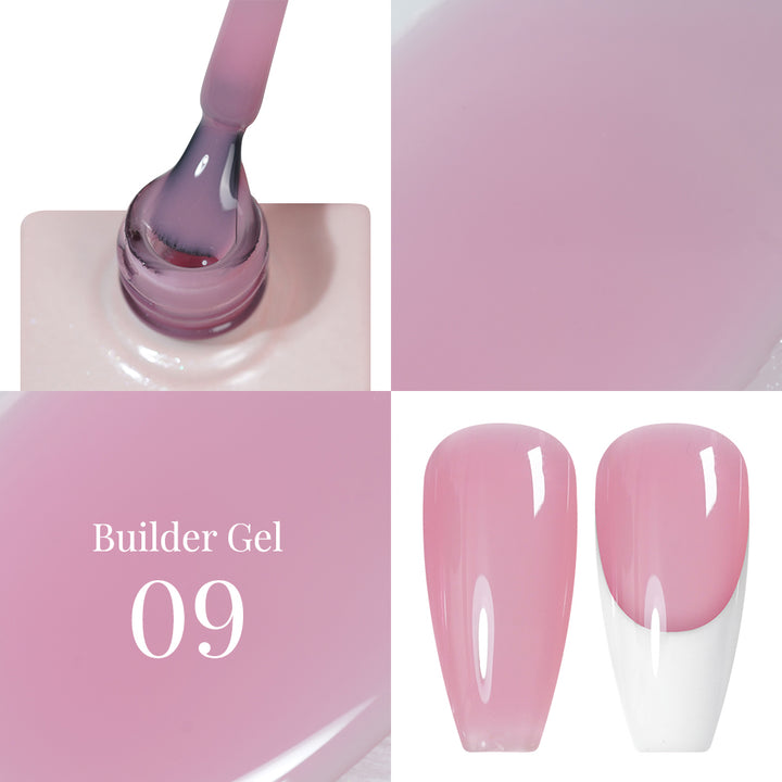 LAVIS Builder Gel In The Bottle - B09 Princess Pink - Gel Polish 15ml