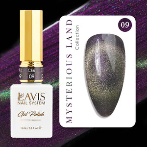 LAVIS Cat Eyes CE6 - 09 - Gel Polish 0.5 oz - Mysterious Land Collection