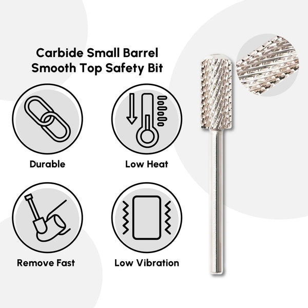 Carbide Small Barrel Smooth Top Safety Bit