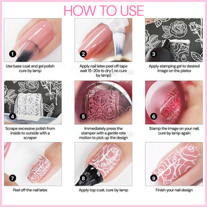 Nail Printing Steel Plate XY07 - Animal Print