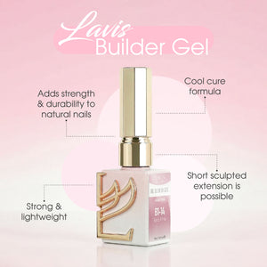 LAVIS Builder Gel In The Bottle - B1 & B2 - Set 72 Colors - Gel Polish 0.5oz