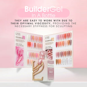 LAVIS Builder Gel In The Bottle - B1 & B2 - Set 72 Colors - Gel Polish 0.5oz