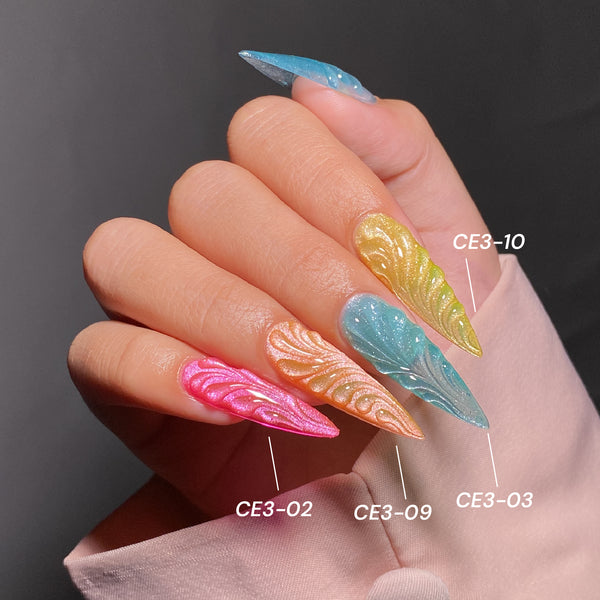 LAVIS 9D Cat Eyes CE3 - 10 - Gel Polish 0.5 oz - Tropical Candy Collection