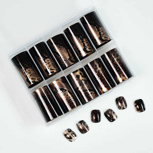 Nail Transfer Foil - Leopard & Cheetah Print - M339