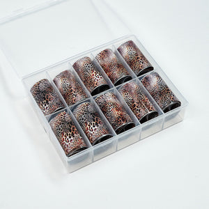 Nail Transfer Foil - Leopard & Cheetah Print - M344