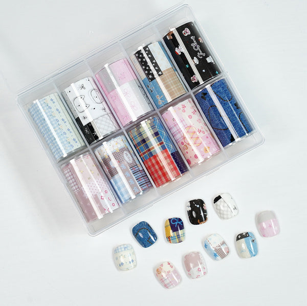 Nail Transfer Foil 2 - Spring Pattern - M362